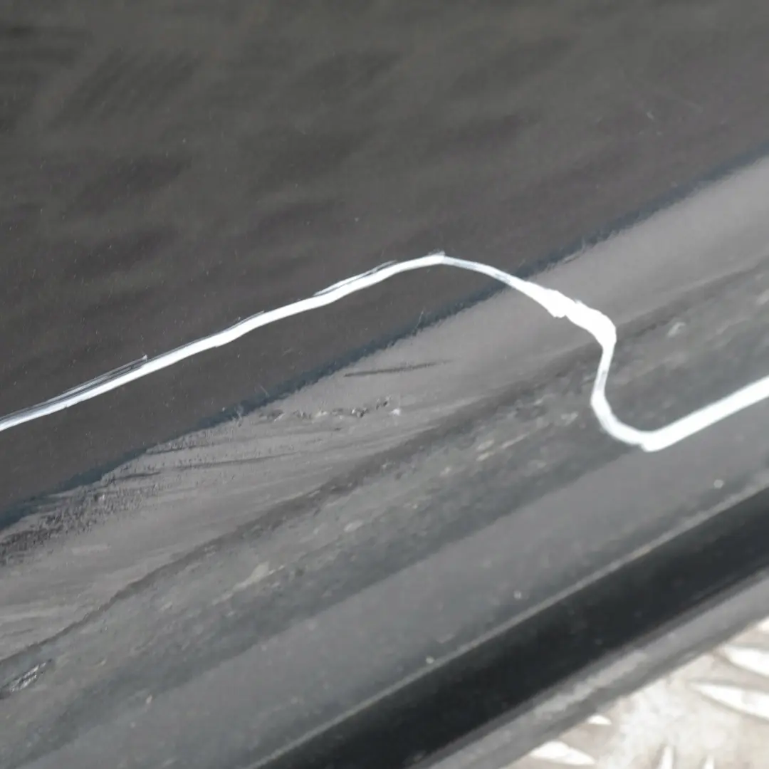 BMW E65 Listello Portiera Apertura Gonna SX Black Sapphire Metallico 475 - SKU 0140037-BS - Numero di parte 140037