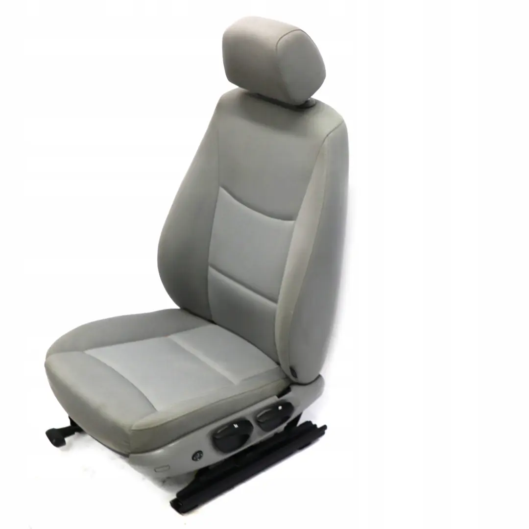 BMW E90 E91 LCI Cloth Fabric Vertex Interior Front Left N/S Seat Grey Lumbar - SKU 7212157-3 - Part number 7212157