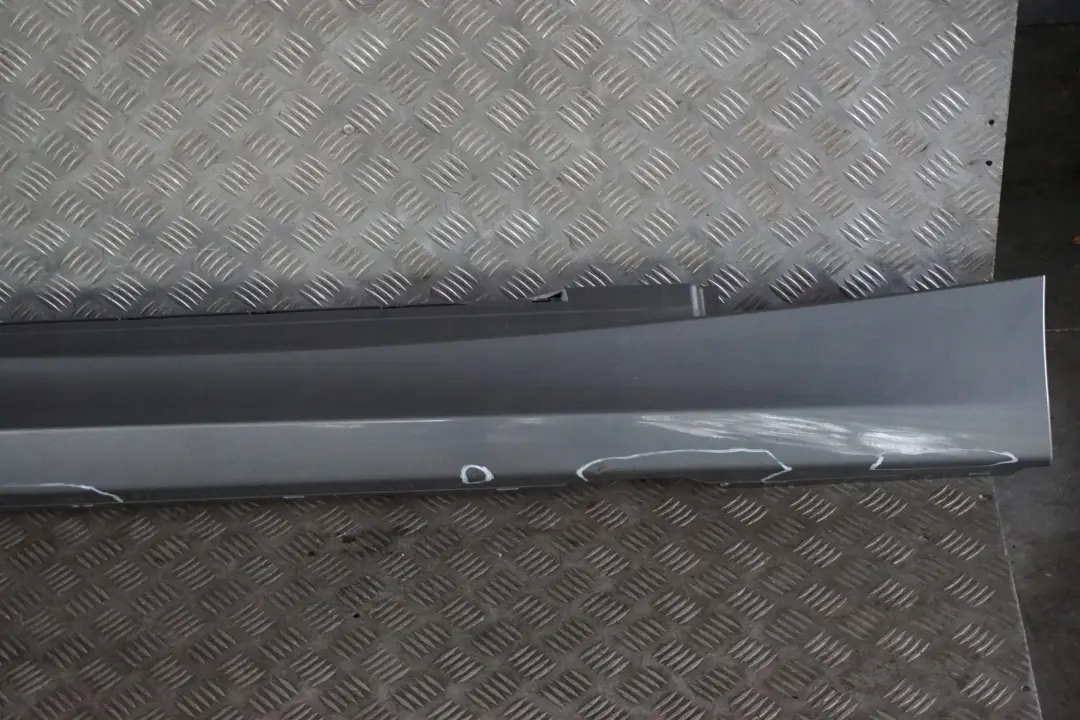 BMW E87 LCI Listello Portiera Apertura Gonna Destra Grigio Space Metallico - SKU 0036144-SCG - Numero di parte 0036144