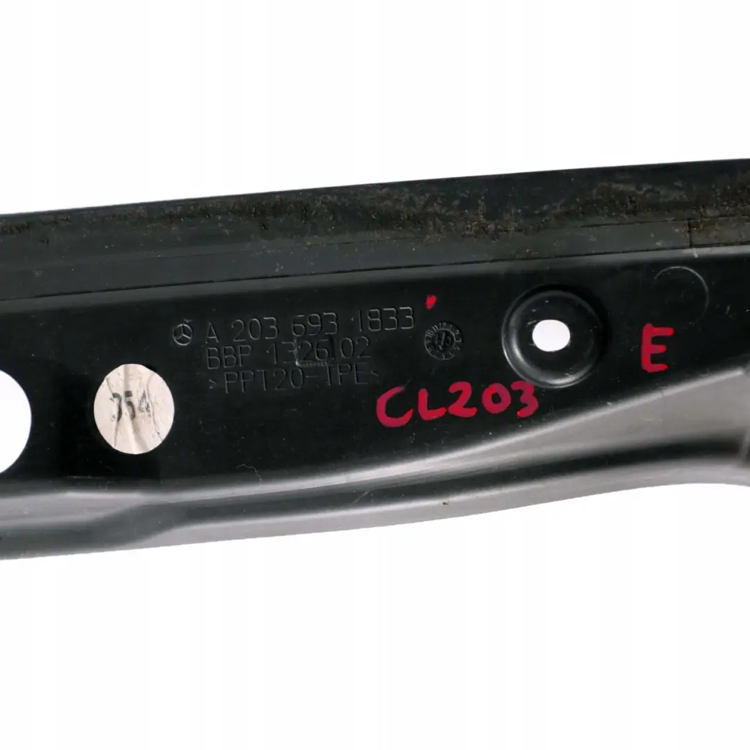 Mercedes-Benz C-Class W203 SportCoupe Tailgate Boot Rear Right O/S Cover Trim to with Part number A2036931833 Mercedes-Benz C-Class W203 SportCoupe Tailgate Boot Rear Right O/S Cover Trim - SKU A2036931833 - Part number A2036931833