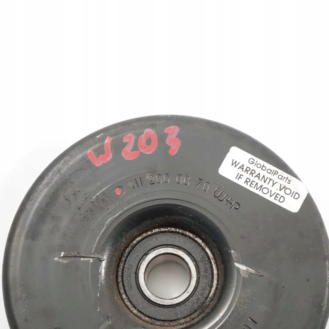 Mercedes-Benz W202 W203 W210 M111 Poulie tendeur courroie de moteur pour à propos du numéro de pièce A1112000070 Mercedes-Benz W202 W203 W210 M111 Poulie tendeur courroie de moteur - SKU A1112000070 - Numéro de pièce A1112000070