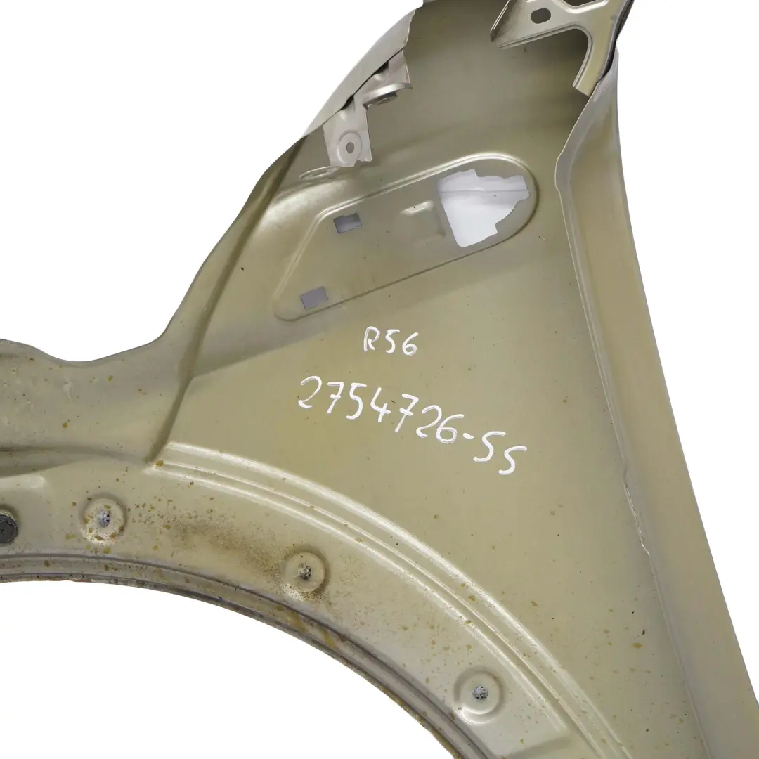 Mini R55 R56 R57 R58 R59 Panneau Laterale avant Droit Aile Mousseux Silver - SKU 2754726-SS - Numéro de pièce 2754726