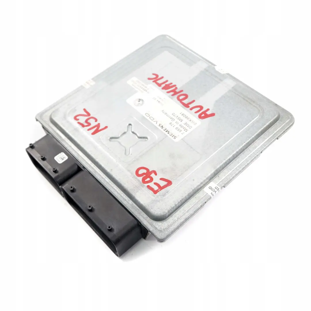 BMW E60 E63 E65 E85 E87 E90 E91 N52 Engine ECU DME Automatic Gearbox - SKU 7559178 - Part number 7559178