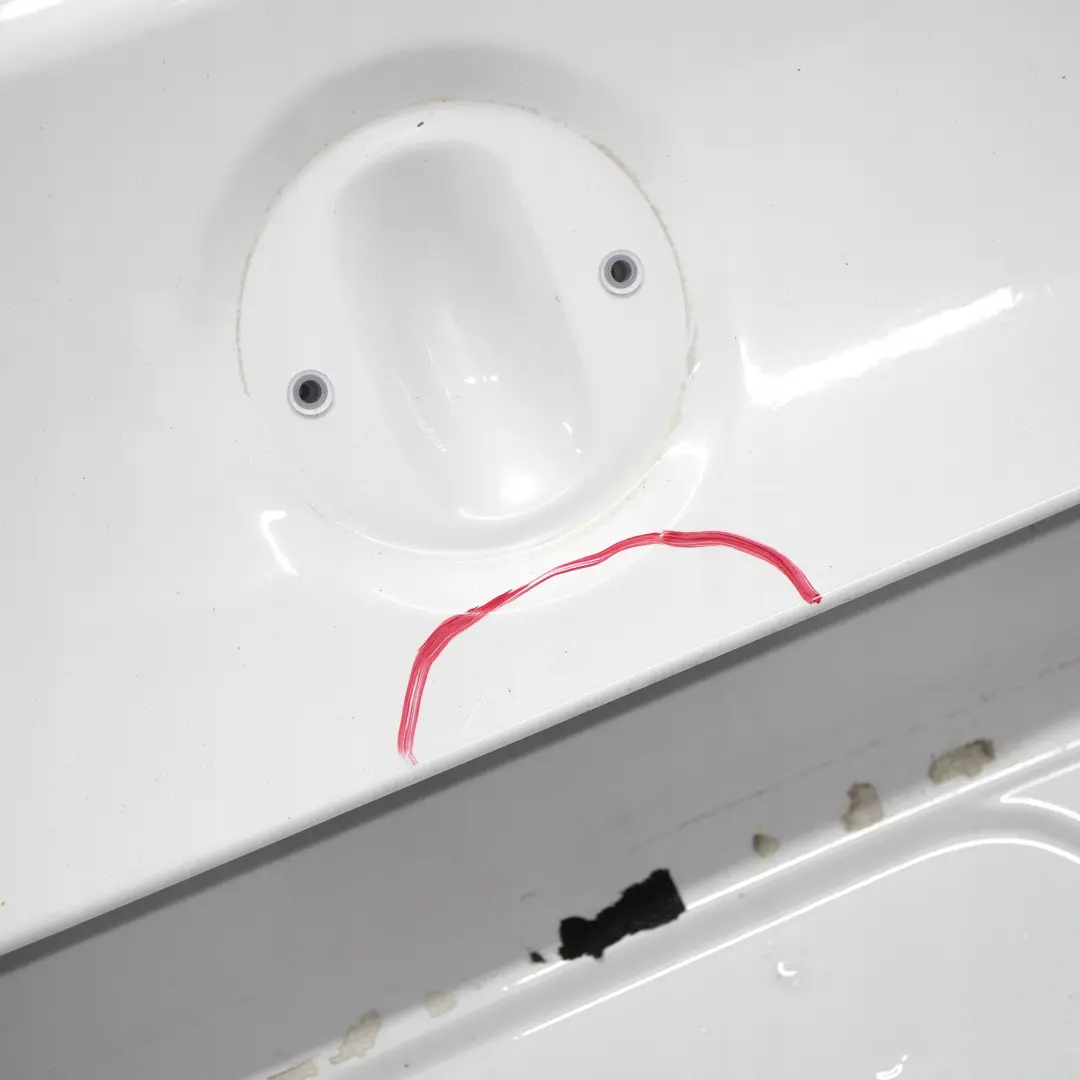 Trunk Boot Lid Tailgate Bootlid Alpinweiss White - 300 to BMW 3 E90 LCI Rear with Part number 7254425 BMW 3 E90 LCI Rear Trunk Boot Lid Tailgate Bootlid Alpinweiss White - 300 - SKU 7254425-AW - Part number 7254425