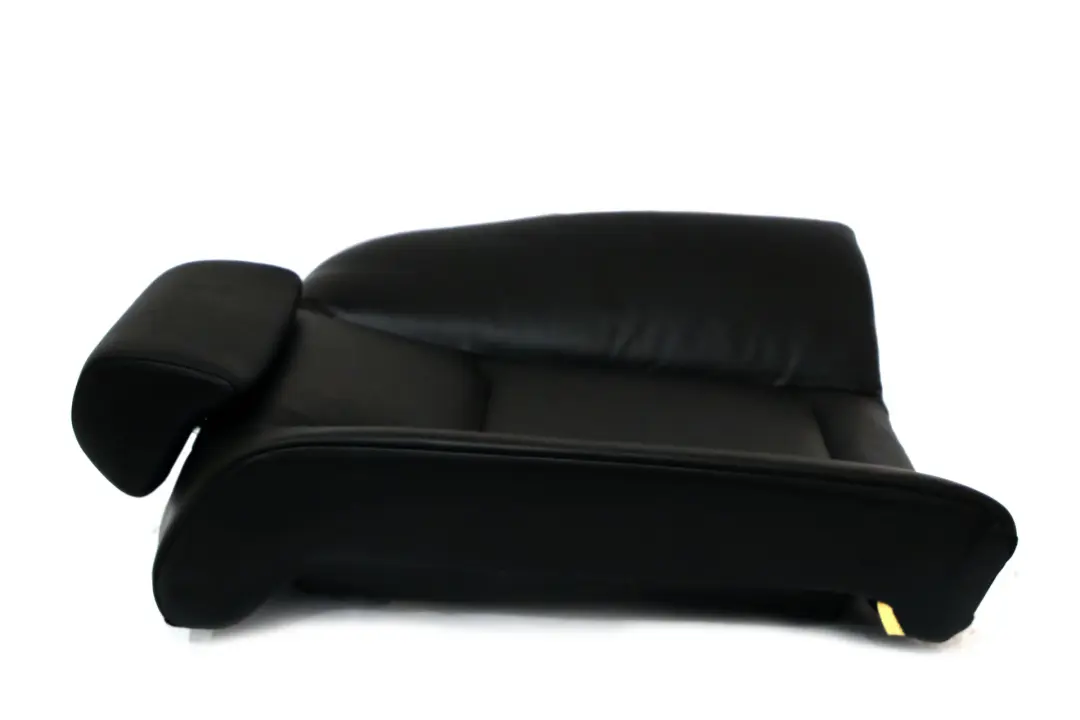 BMW 7 E65 E66 Rear Seat Left N/S Backrest Cover Leather Pearl Black - SKU 7110183 - Part number 7110183