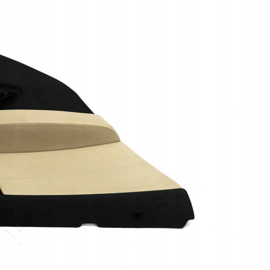 Left N/S Door Card Lining Trim Leather Nevada Oyster to BMW X3 Series E83 LCI Rear with Part number 3453429 BMW X3 Series E83 LCI Rear Left N/S Door Card Lining Trim Leather Nevada Oyster - SKU 3453429 - Part number 3453429