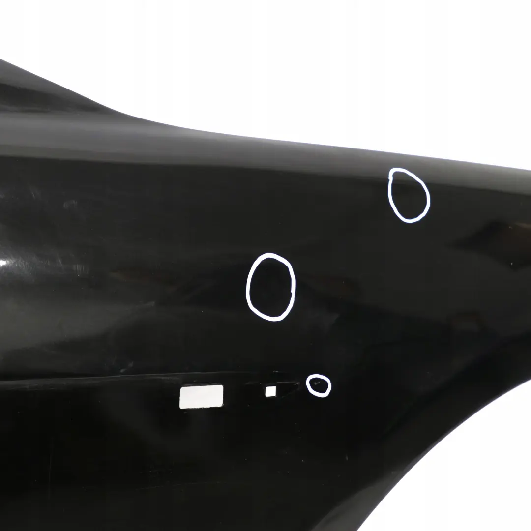 BMW E65 E66 Pannello Laterale Anteriore Destro Parafango Black Sapphire - 475 - SKU 7138474-BS - Numero di parte 7138474