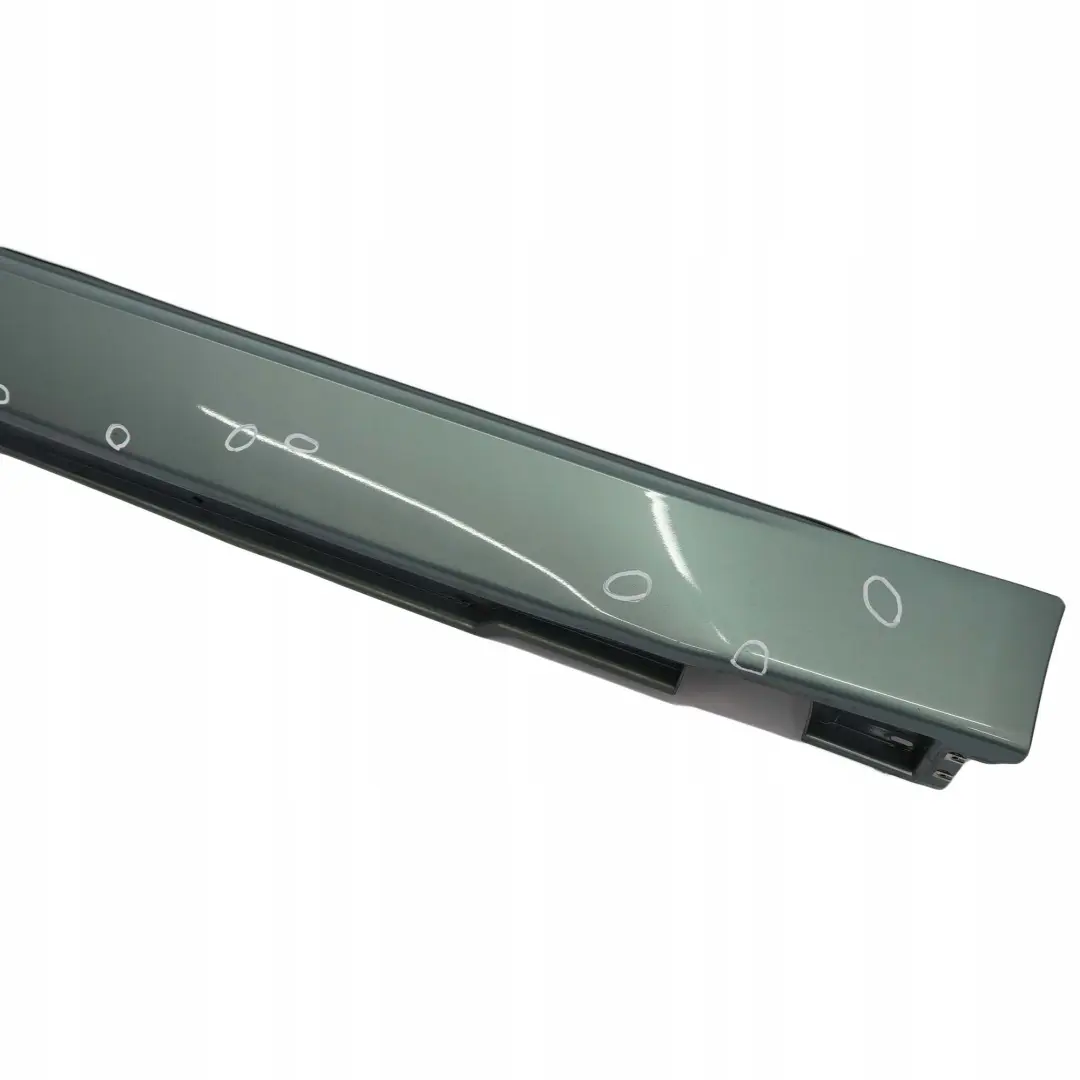 BMW 7 E65 Door Sill Cover Skirt Left N/S Schiefergruen Slate Green - 449 - SKU 0140037-SGM - Part number 0140037