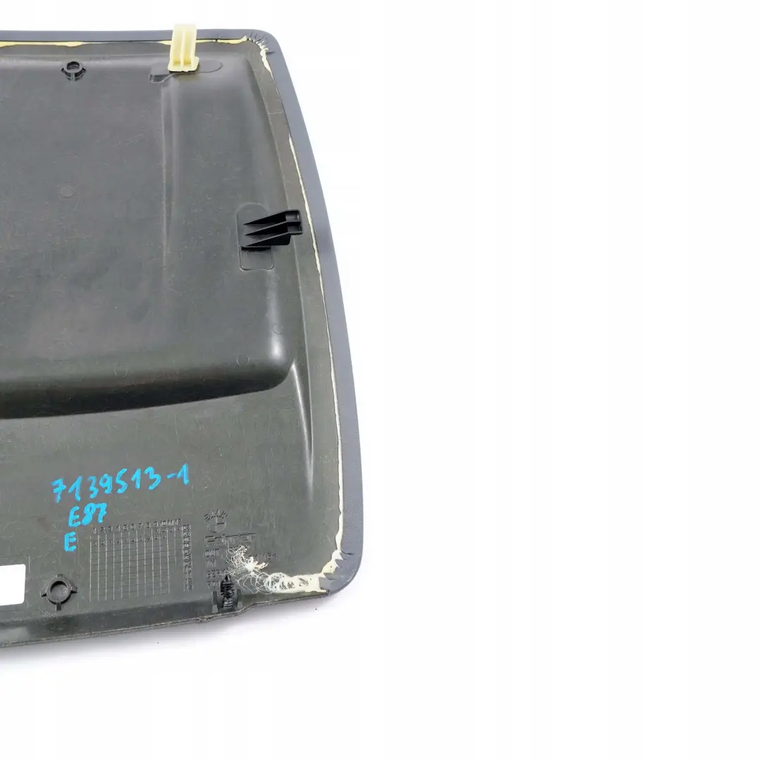 BMW 1 er E87 Vordersitz Rückwand Abdeckung Alaska Grau 52107139513 7139513 - SKU 7139513-1 - Teilenummer 7139506