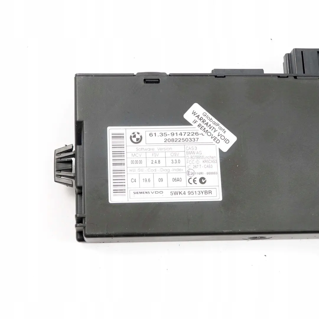 BMW E81 E87 LCI E90 E91 118i 318i N43 ECU Kit DME + CAS3 + Key Manual - SKU 7593666-1 - Part number 7593666