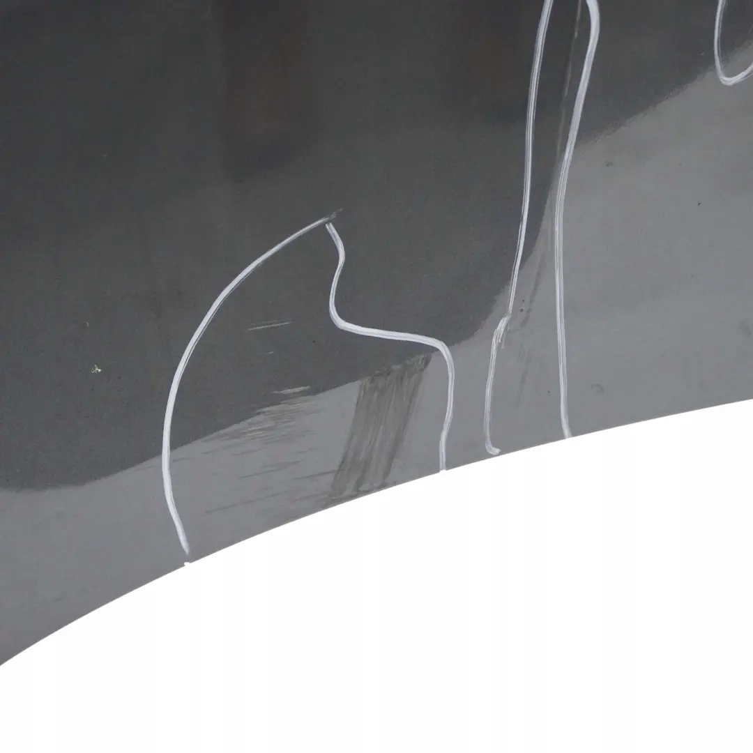 BMW 3 F30 LCI Sport Line Rear Bumper Trim Panel PDC Mineralgrau Grey - B39 - SKU 7384603-MG - Part number 7384603
