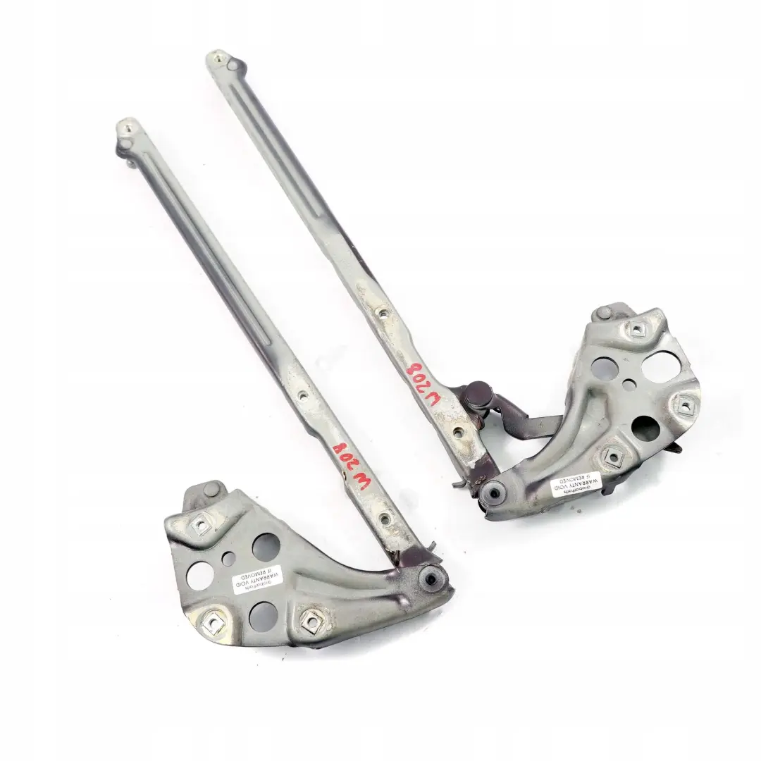  Mercedes-Benz W208 Haubenscharnier Motor Links Rechts Set Almandine Schwarz - SKU A2088800128-ALB - Teilenummer A2088800128