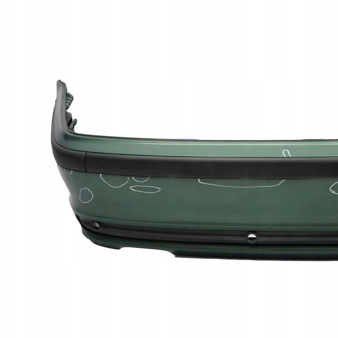 Bumper Trim Panel Meergruen Sea Green Metallic - 393 to BMW 3 E46 Saloon Rear with Part number 9071070 BMW 3 E46 Saloon Rear Bumper Trim Panel Meergruen Sea Green Metallic - 393 - SKU 9071070-MRG - Part number 9071070