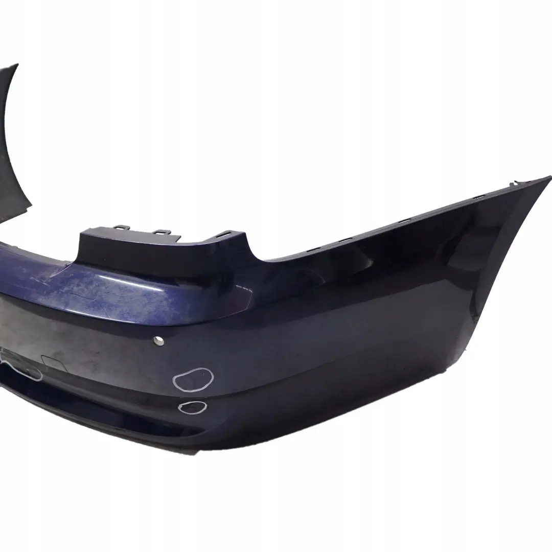 BMW 3 E92 E93 Rear Bumper Panel PDC Mysticblau Mystic Blue Metallic - A08 - SKU 0034474-MYS - Part number 0034474
