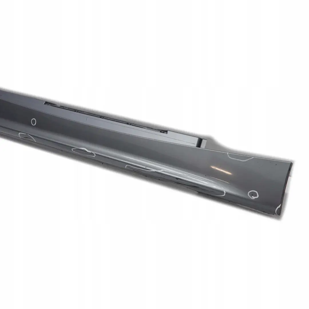 BMW E87 Sill Strip Side Skirt Right O/S Quarzblau Blue Metallic - A18 - SKU 0032948-QB1 - Part number 51770032948