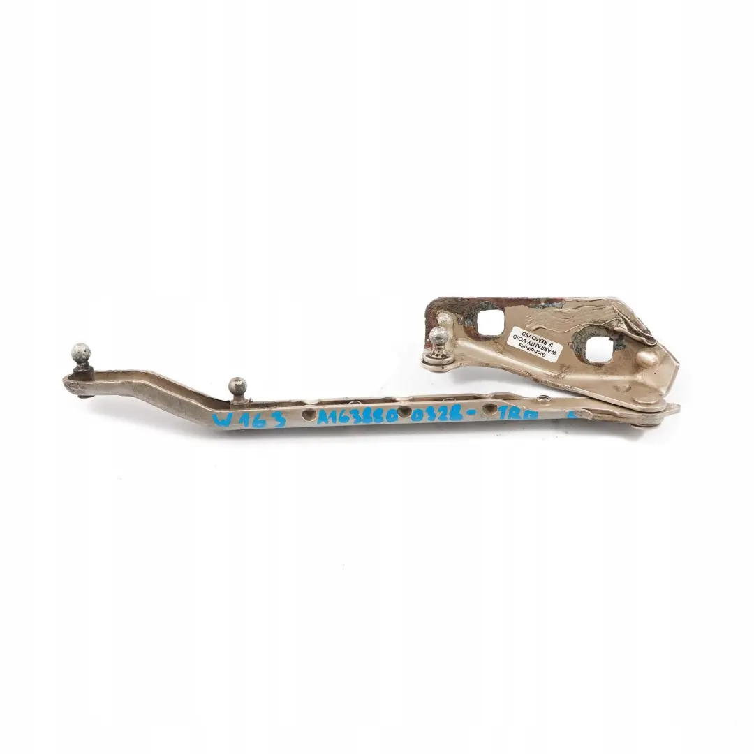  Mercedes-Benz Classe M W163 Cerniera Cofano SX Travertine Beige - SKU A1638800328-TRB - Numero di parte A1638800328