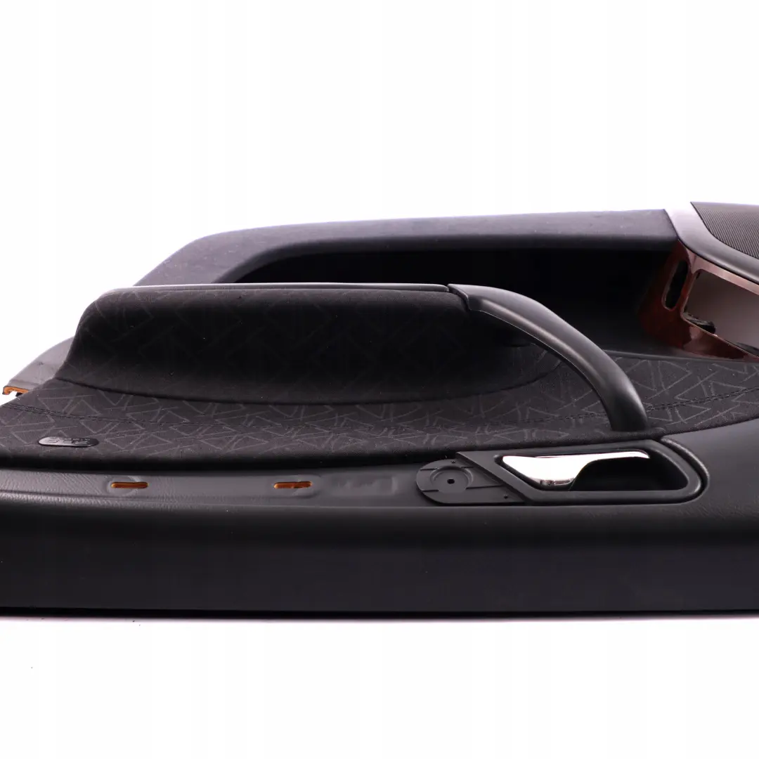 Mercedes W203 Delantera Derecha O / Panel De La tarjeta De puerta De tela Negro - SKU A2037208270-1 - Número de pieza A2037208270