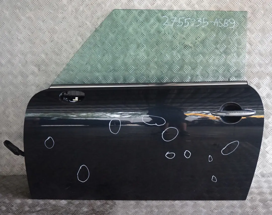 Lato Conducente Porta Ant. SX Astro Black per Mini Cooper 9 R55 R56 R57 R58 R59 con numero di parte 2755935 Mini Cooper 9 R55 R56 R57 R58 R59 Lato Conducente Porta Ant. SX Astro Black - SKU 2755935-ASB9 - Numero di parte 2755935