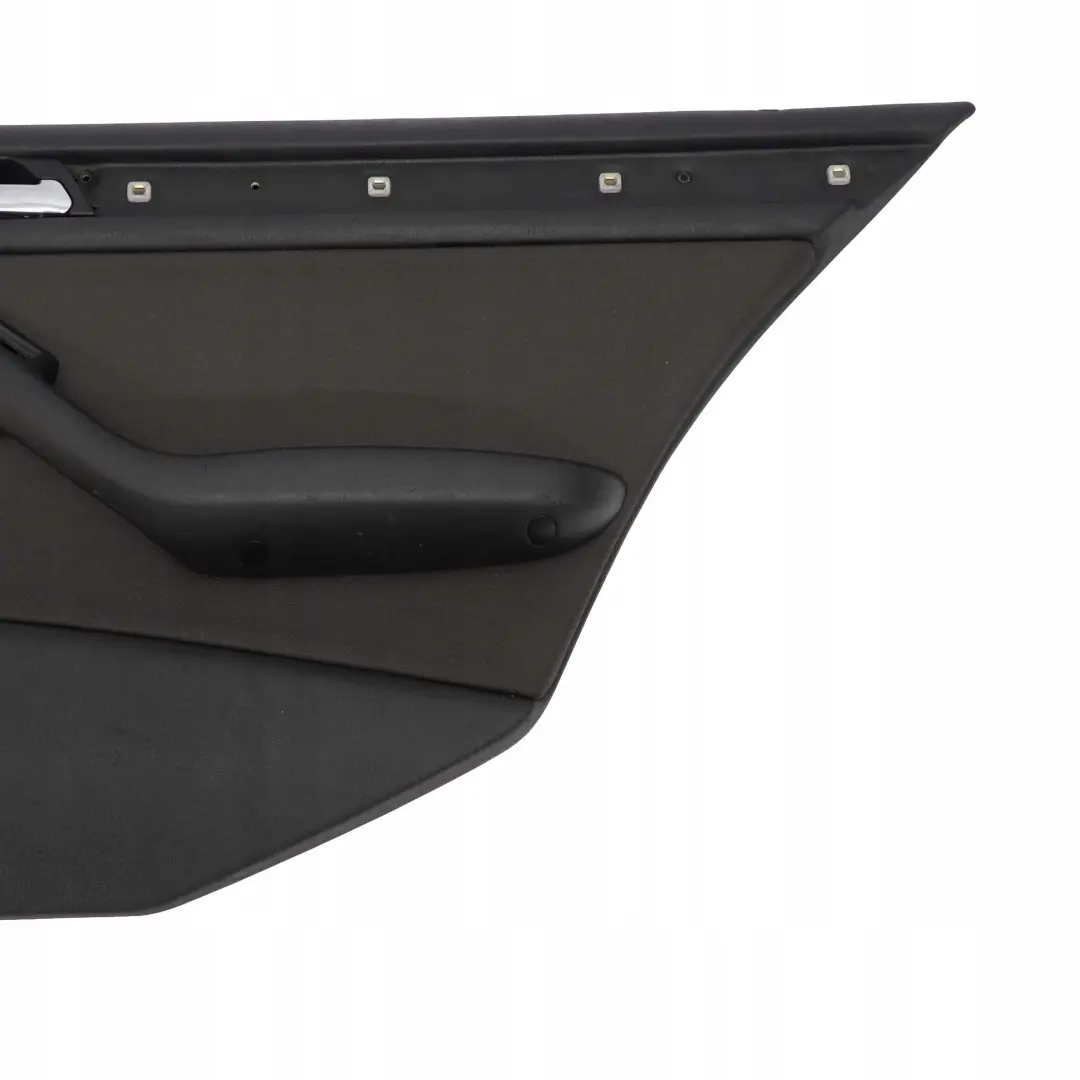 Right O/S Trim Panel Door Card Cloth Anthracite to BMW 3 E46 Saloon Touring Rear with Part number 7043010 BMW 3 E46 Saloon Touring Rear Right O/S Trim Panel Door Card Cloth Anthracite - SKU 7043010 - Part number 7043010