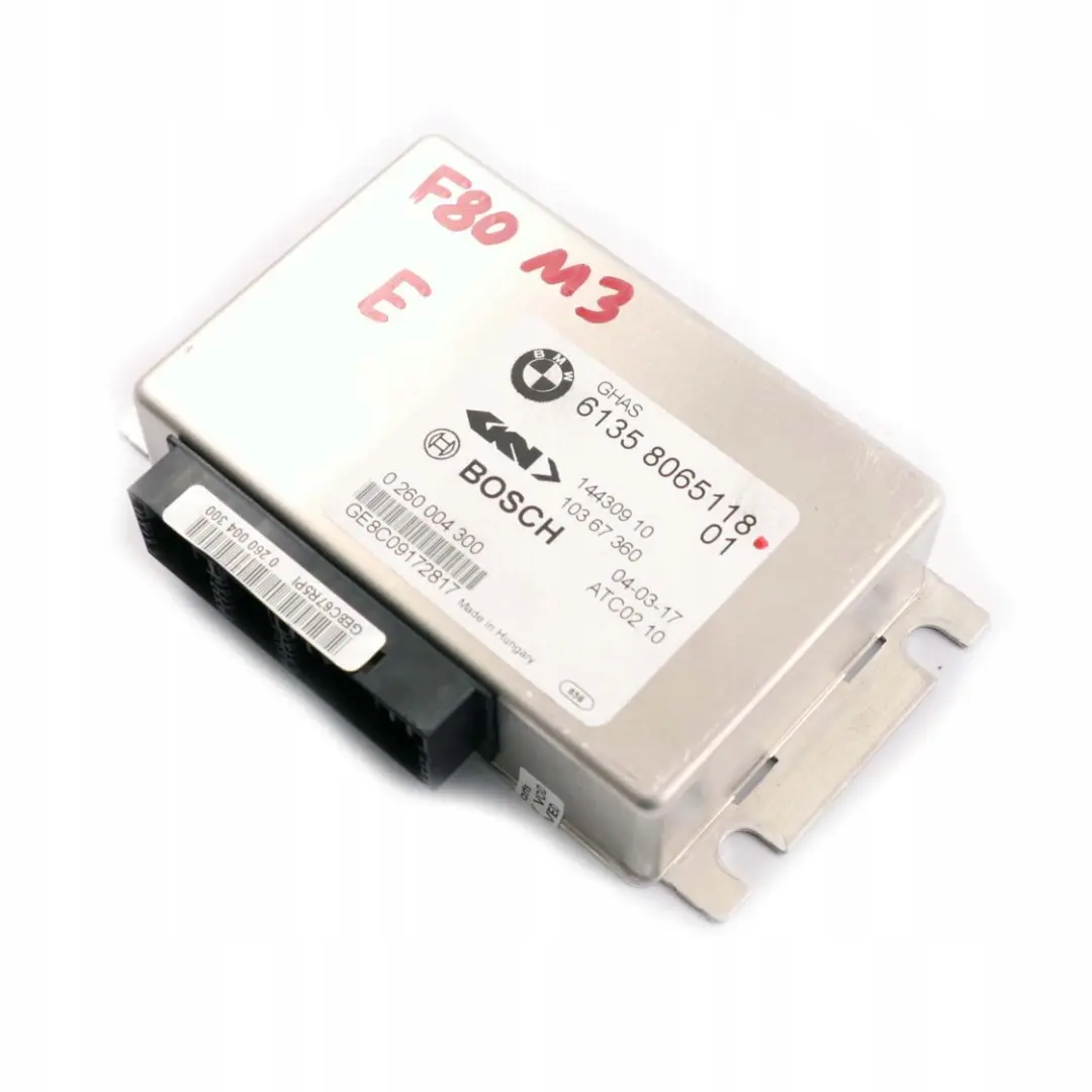 Modulo De unidad De control De bloqueo diferencial regulado para BMW F80 M3 F82 M4 con número de pieza 8098151 BMW F80 M3 F82 M4 Modulo De unidad De control De bloqueo diferencial regulado - SKU 8098151 - Número de pieza 8098151