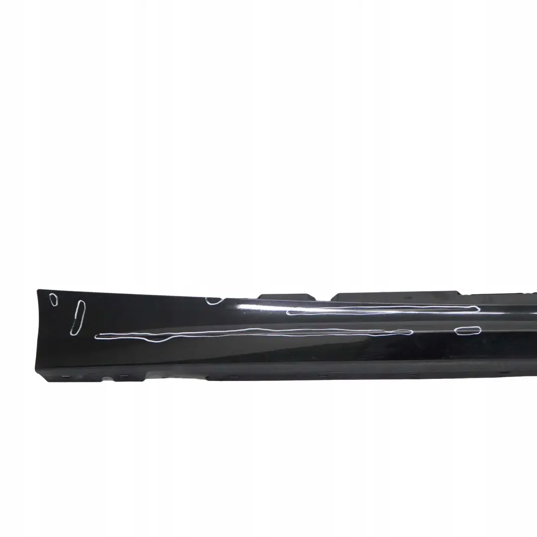 BMW 1 E87 LCI Sill Strip Side Skirt Right O/S Schwarz 2 Black - 668 - SKU 0036144-SCH1 - Part number 0036144