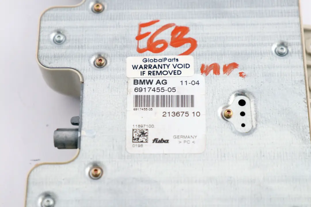 Antenne Multibande Module Commande Droite pour BMW 6 E63 E64 F06 F12 F13 à propos du numéro de pièce 6957348 BMW 6 E63 E64 F06 F12 F13 Antenne Multibande Module Commande Droite - SKU 6957348 - Numéro de pièce 6957348