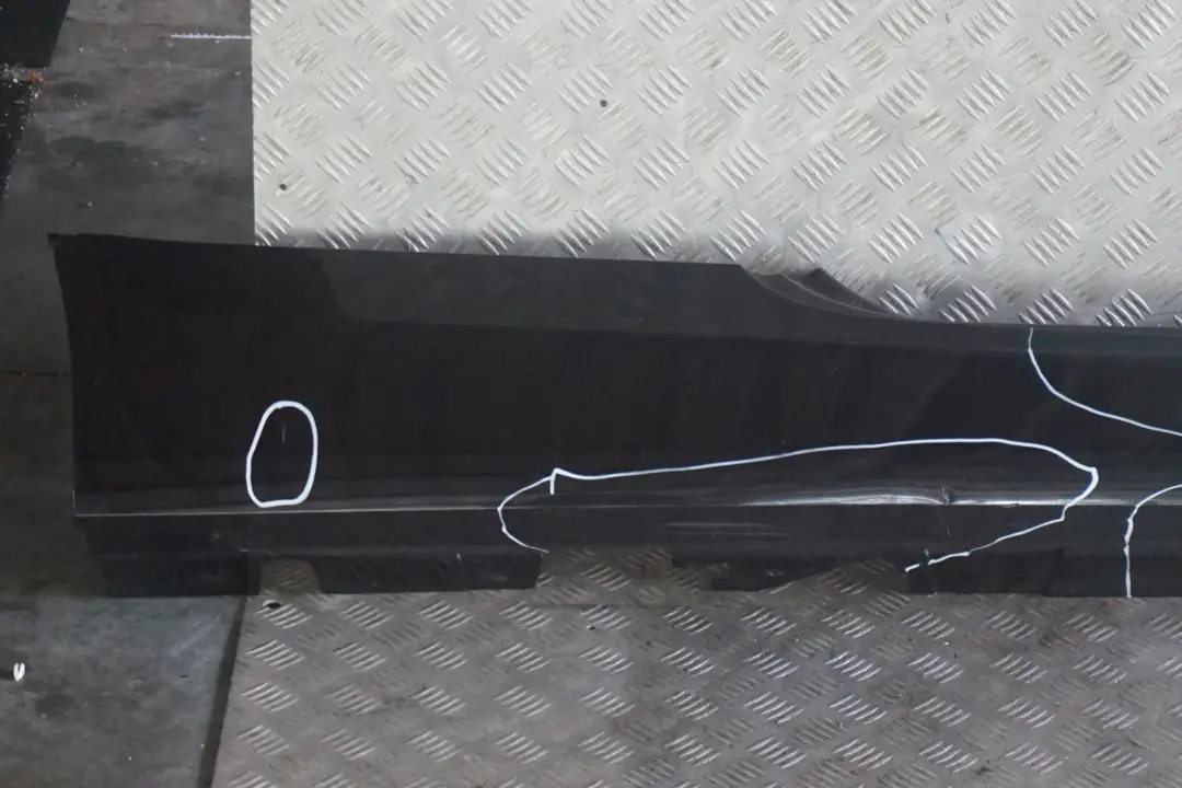 BMW 3 SERIES E92 E93 4 Sill Strip Side Skirt Right O/S Black Sapphire - 475 - SKU 0034058-BS4 - Part number 0034058