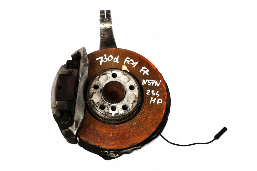 Suspension Delantera Derecha Buje Porta Rueda Disco De Freno para BMW F01 F02 F07 con número de pieza 6775768 BMW F01 F02 F07 Suspension Delantera Derecha Buje Porta Rueda Disco De Freno - SKU 6775768 - Número de pieza 6775768