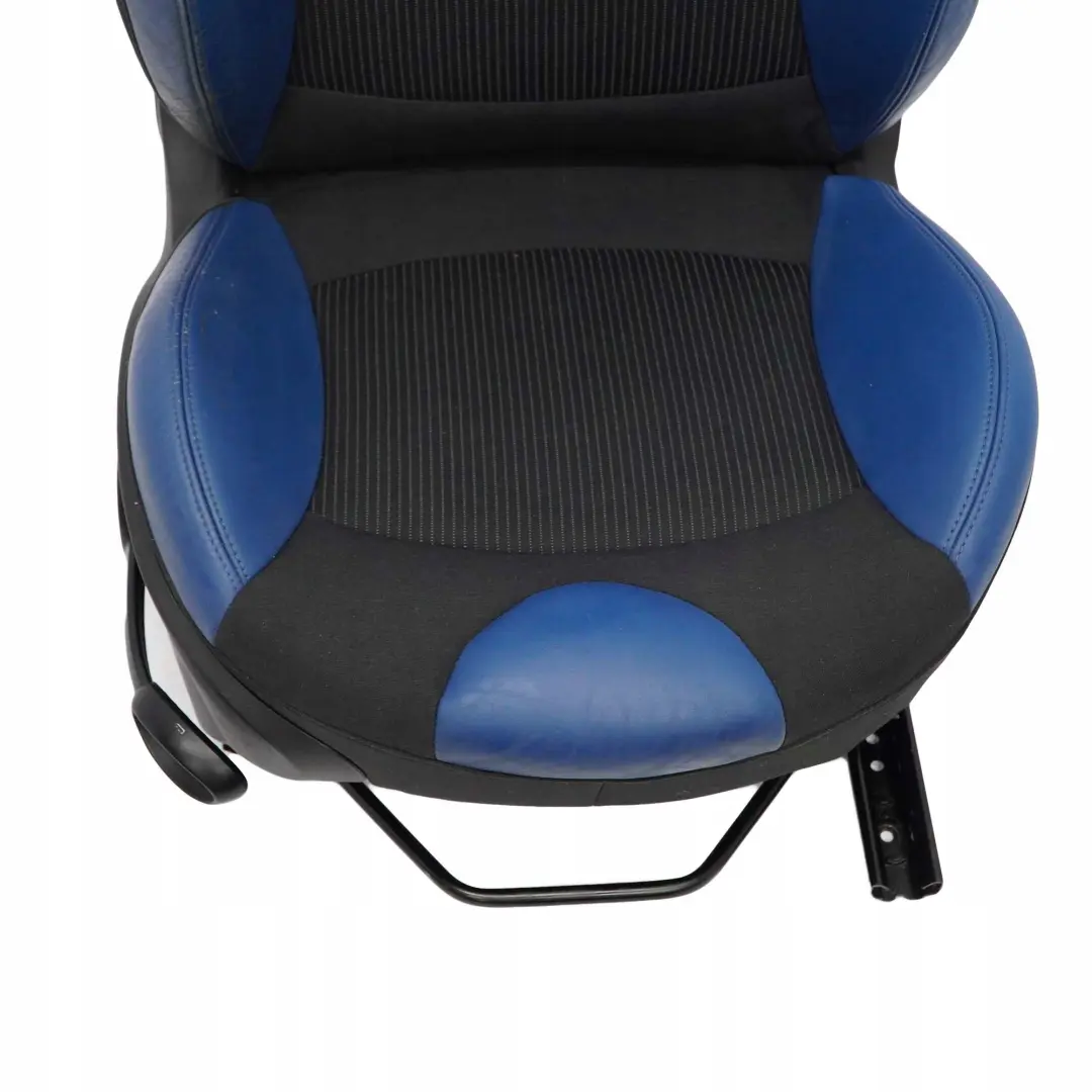 Cloth Cuero Negro Azul Asiento Delantero Derecho para Mini Cooper One R56 R57 Sport con número de pieza 7242358 Mini Cooper One R56 R57 Sport Cloth Cuero Negro Azul Asiento Delantero Derecho - SKU 7242358-2 - Número de pieza 7242358