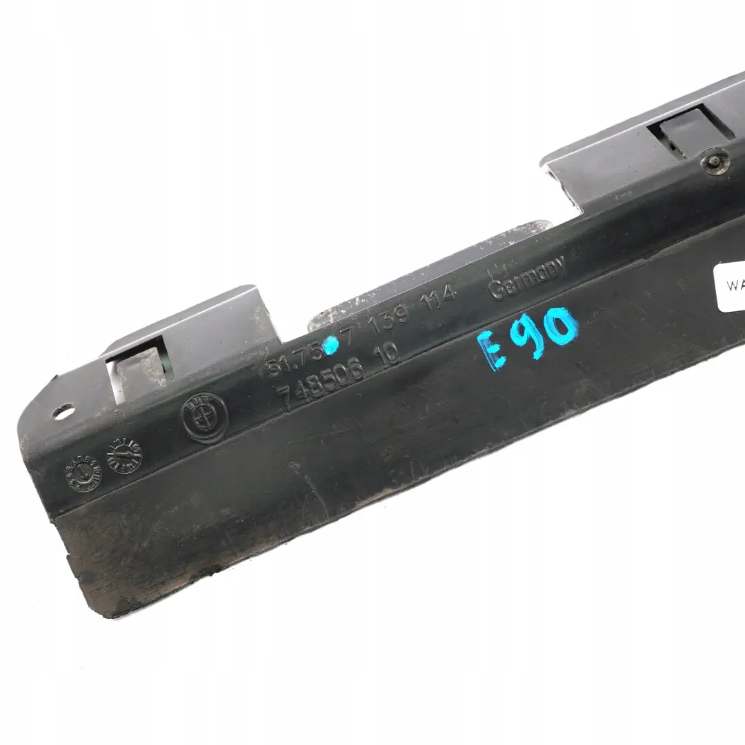 BMW 1 3 E87 E90 E91 Underbody Underfloor Skid Plate Water Deflector Lip - SKU 7139114 - Part number 7139114