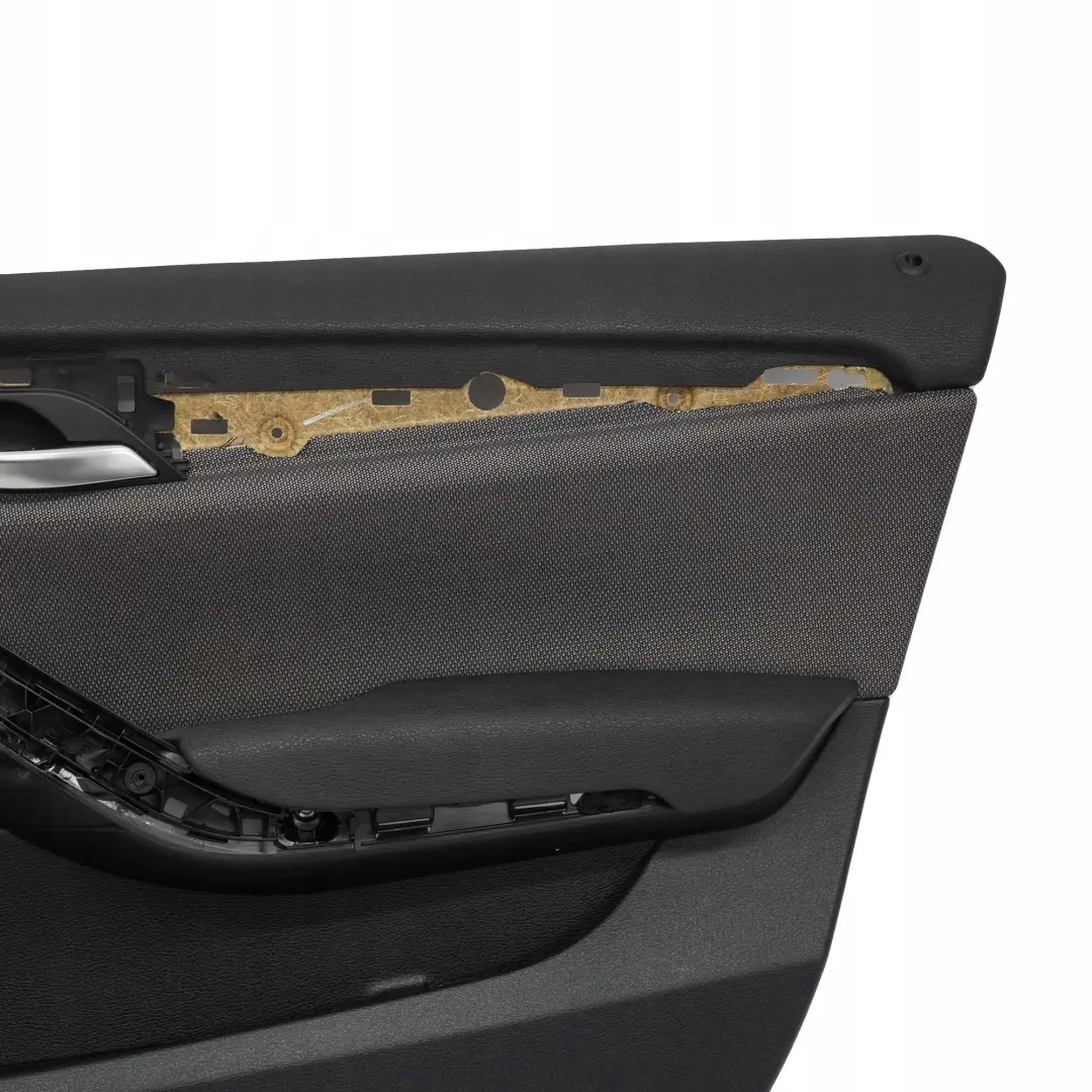 Panneau Portieres Avant Droite Tissu Anthracite Effet Argente pour BMW X1 E84 à propos du numéro de pièce 7320190 BMW X1 E84 Panneau Portieres Avant Droite Tissu Anthracite Effet Argente - SKU 7320190-1 - Numéro de pièce 7320190