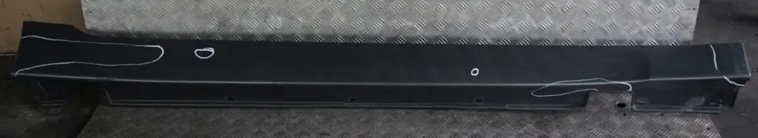 Door Sill Side Cover Skirt Right O/S Titangrau II Grey - A36 to BMW 5 E60 E61 1 with Part number 0150278 BMW 5 E60 E61 1 Door Sill Side Cover Skirt Right O/S Titangrau II Grey - A36 - SKU 0150278-TGR1 - Part number 0150278