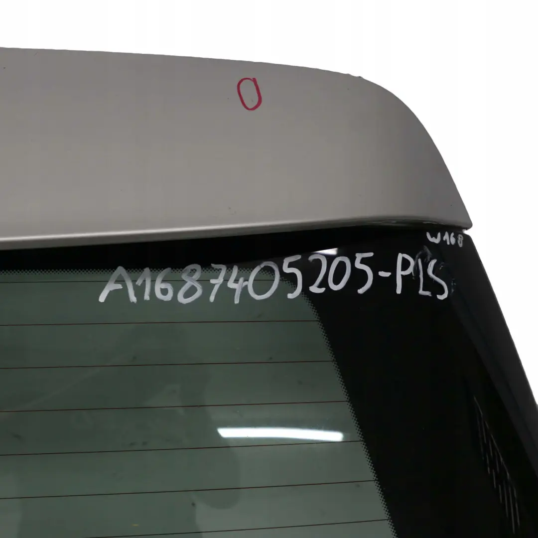  Mercedes-Benz A-Class W168 Boot Trunk Lid Tailgate Polar Silver Metallic - 761 - SKU A1687405205-PLS - Part number A1687405205