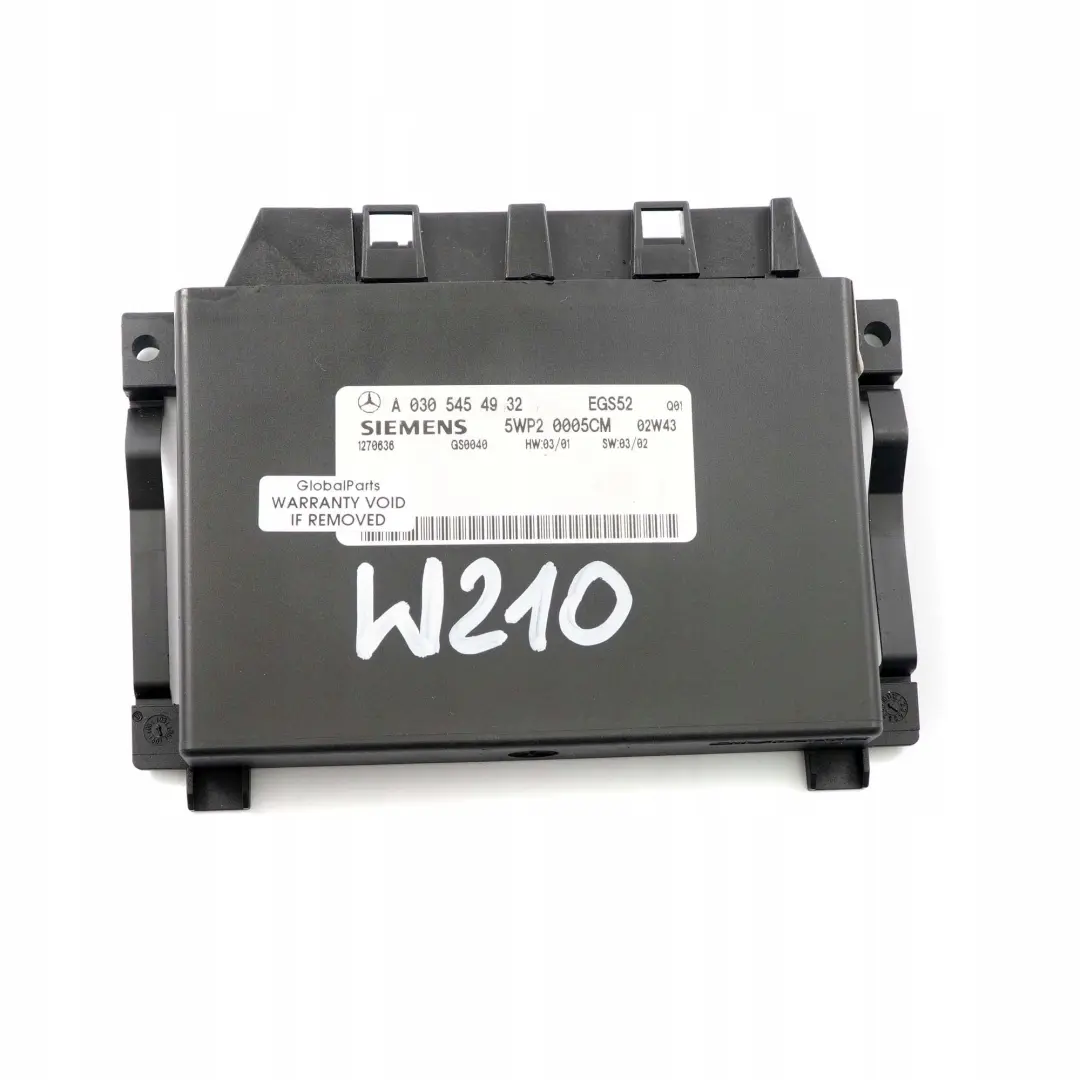 Mercedes-Benz E W210 Estate CDI Gearbox Control Module Unit ECU to with Part number A0305454932 Mercedes-Benz E W210 Estate CDI Gearbox Control Module Unit ECU - SKU A0305454932 - Part number A0305454932
