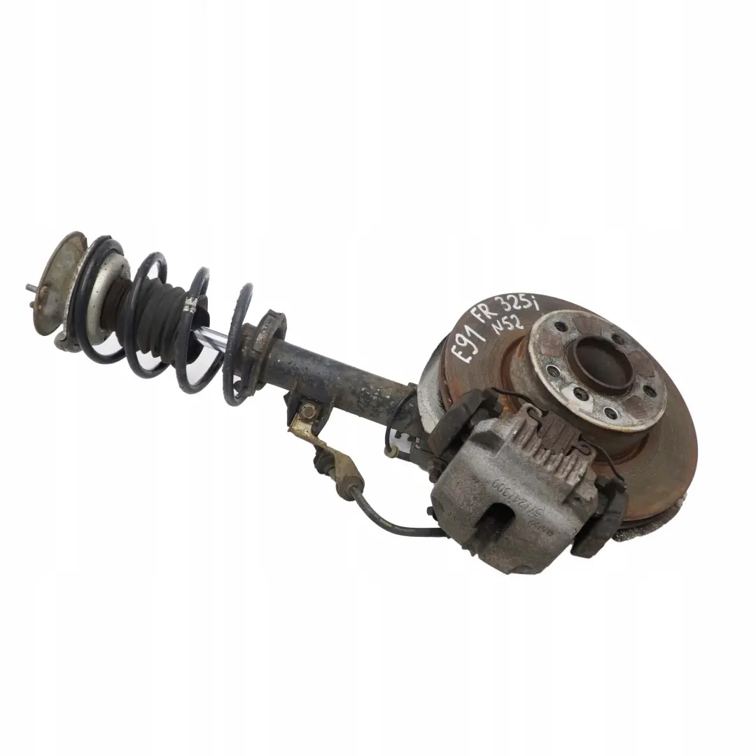 BMW 3 E91 325i N52 M Sport Front Right O/S Spring Strut Brake Suspension Leg - SKU 6786016-3 - Part number 6786016