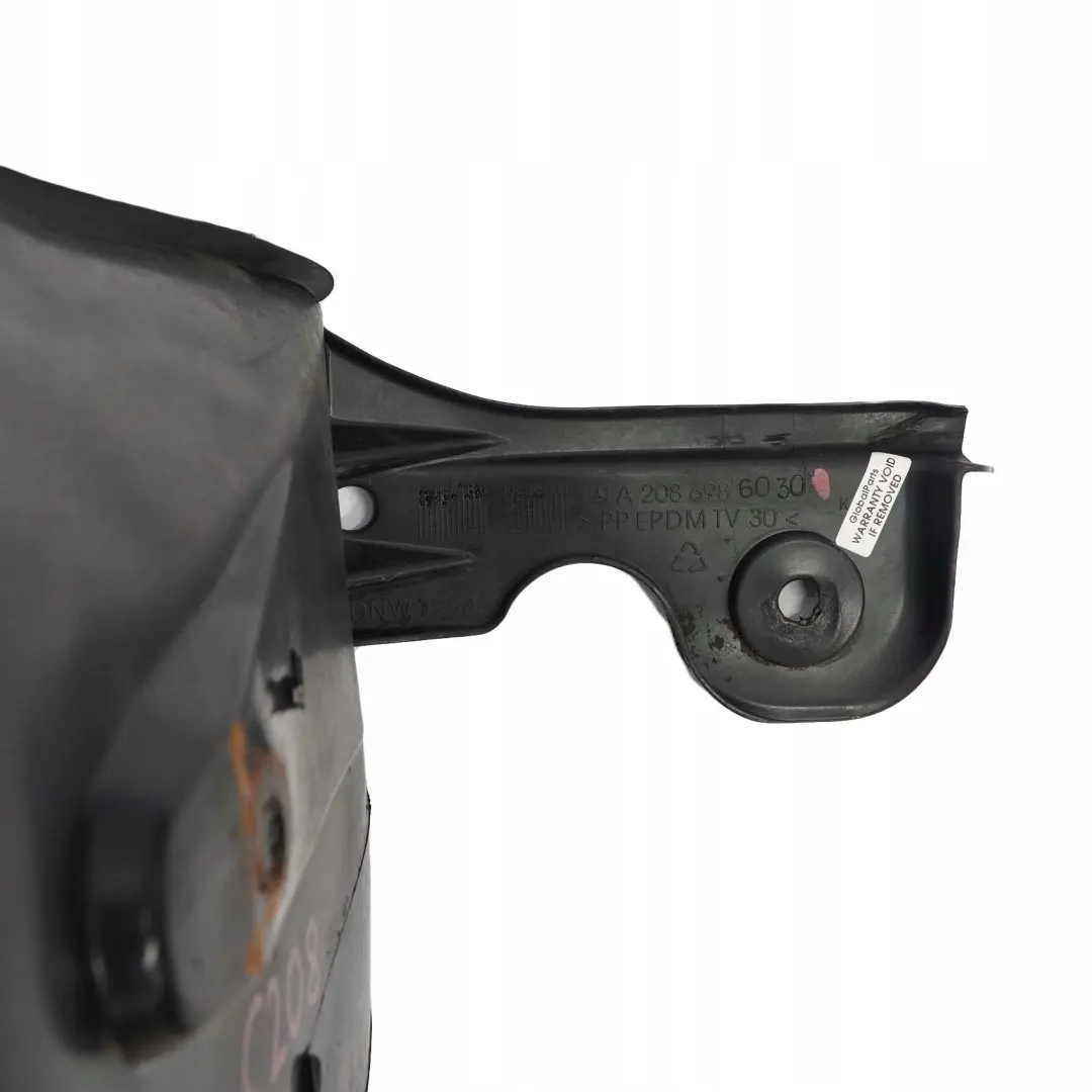 Mercedes-Benz CLK-Class W208 C208 Rear Right O/S Wheel Arch Housing to with Part number A2086986030 Mercedes-Benz CLK-Class W208 C208 Rear Right O/S Wheel Arch Housing - SKU A2086986030 - Part number A2086986030
