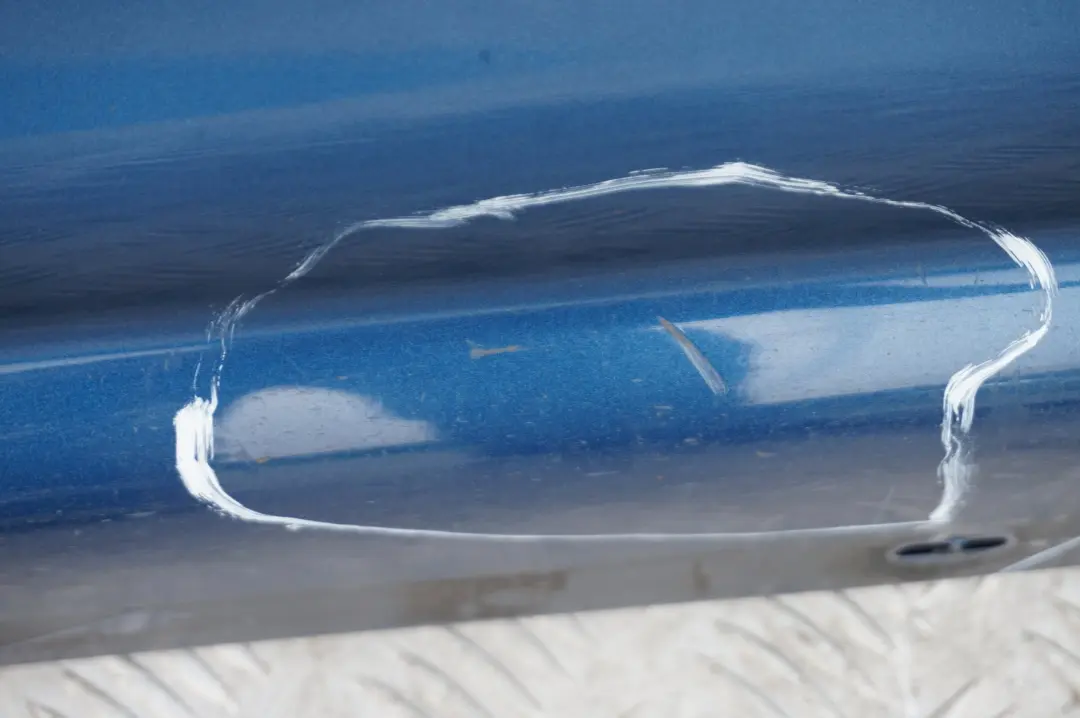 BMW E87 Listello Portiera Apertura Gonna Destra Blu Sydney Metallizzato A19 - SKU 0032948-SYD6 - Numero di parte 32948