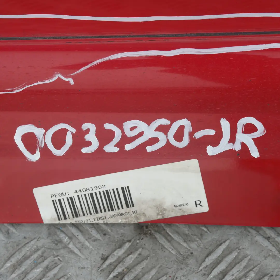 Schwellerleiste Blende Schweller rechts Japanrot Japan Rot für BMW 3 er E90 E91 mit Teilenummer 32950 BMW 3 er E90 E91 Schwellerleiste Blende Schweller rechts Japanrot Japan Rot - SKU 0032950-JR - Teilenummer 32950