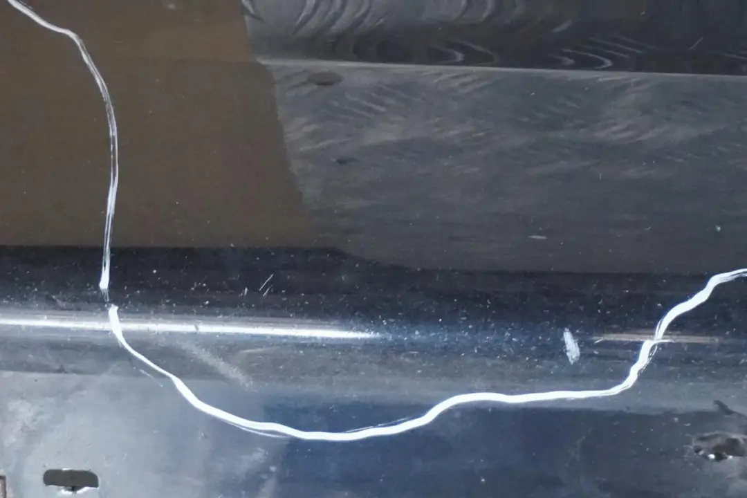 BMW 3 E90 E91 M Sport Sill Strip Side Skirt Right O/S Carbonschwarz Black - 416 - SKU 0033440-CAR1 - Part number 0033440