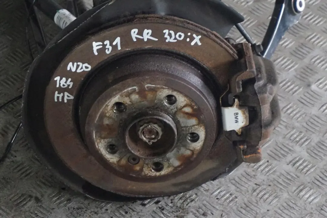 BMW 3 er F31 Touring 320iX N20 184PS Radträger Bremsscheibe Hinten Rechts Set - SKU 6792524 - Teilenummer 6792524