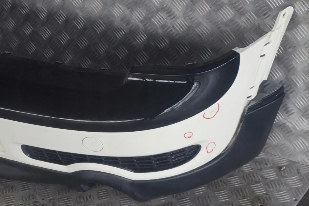 Mini Clubman R55 Cooper S StossfĂ¤nger Hinten Pepper White Weiss - 850 - SKU 0442798-PW - Teilenummer 0442794