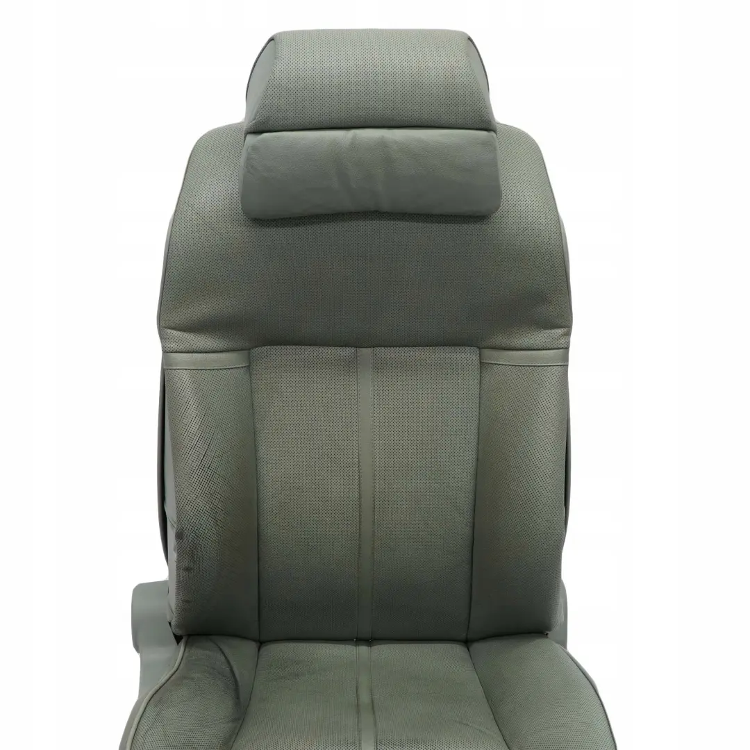 Heated Stone Green Leather Front Right O/S Climate Comfort Seat to BMW 7 E65 with Part number 7146145 BMW 7 E65 Heated Stone Green Leather Front Right O/S Climate Comfort Seat - SKU 7146145 - Part number 7146145