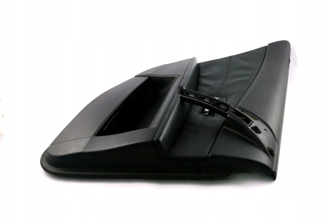 BMW 5 Series E60 E61 Door Card Lining Leather Trim Panel Rear Left N/S Black - SKU 7078741 - Part number 7078741