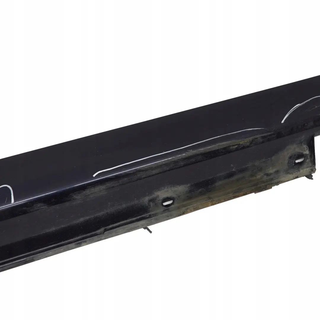 BMW 5 E60 E61 LCI 2 Door Sill Cover Side Skirt Right O/S Monacoblau Blue - A35 - SKU 0422465-MB2 - Part number 0422465