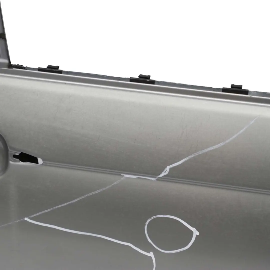BMW 3 E46 Saloon Door Rear Right O/S Silbergrau Silver Grey Metallic - A08 - SKU 7034154-SBG - Part number 7034154