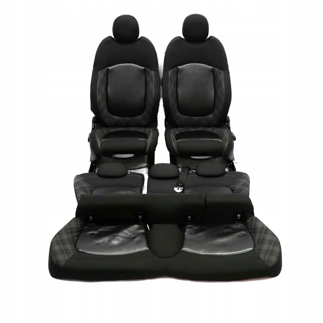 BMW Mini Cooper One Fabric Cloth / Leather Interior Sport Seats Carbon Black - SKU F55 Fabric / Leather Sport Seats (FYE1) - Part number F55