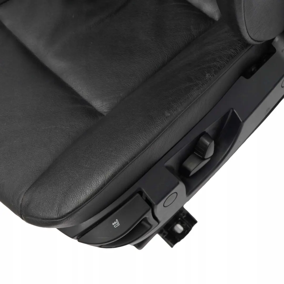 BMW 5 Series E60 E61 Black Leather Front Left N/S Seat Passenger Side - SKU rhd-7249321-3 - Part number 7249321