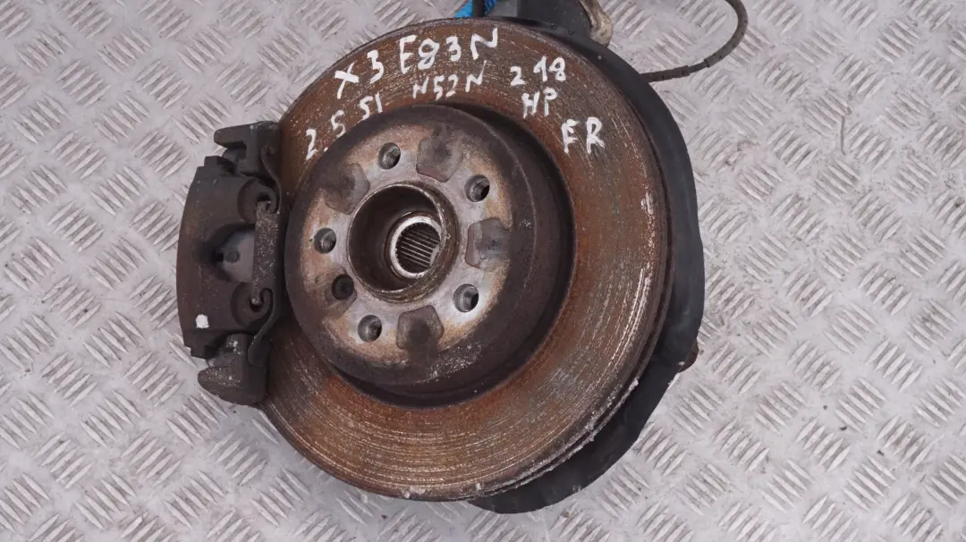  *BMW X3 er E83 LCI 2.5si N52N Federbein Schwenklager Bremsscheibe Vorne Rechts - SKU 3453522 - Teilenummer 3453522