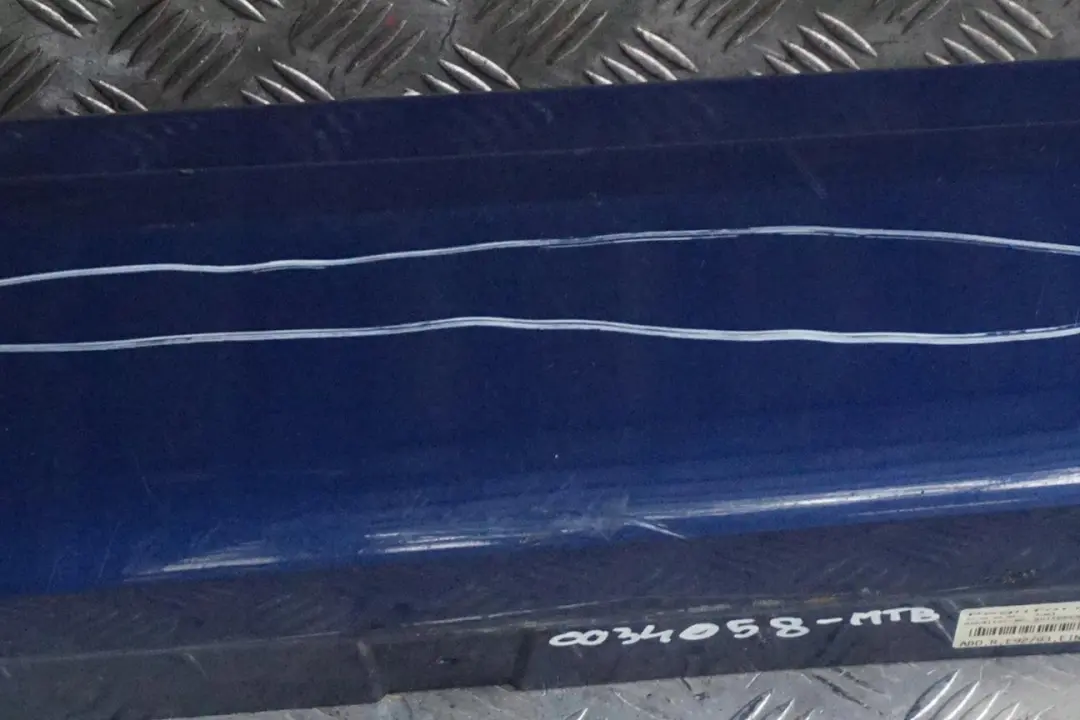 BMW E92 E93 Listello Portiera Destra Montegoblau Montego Blu - A51 - SKU 0034058-MTB - Numero di parte 0034058