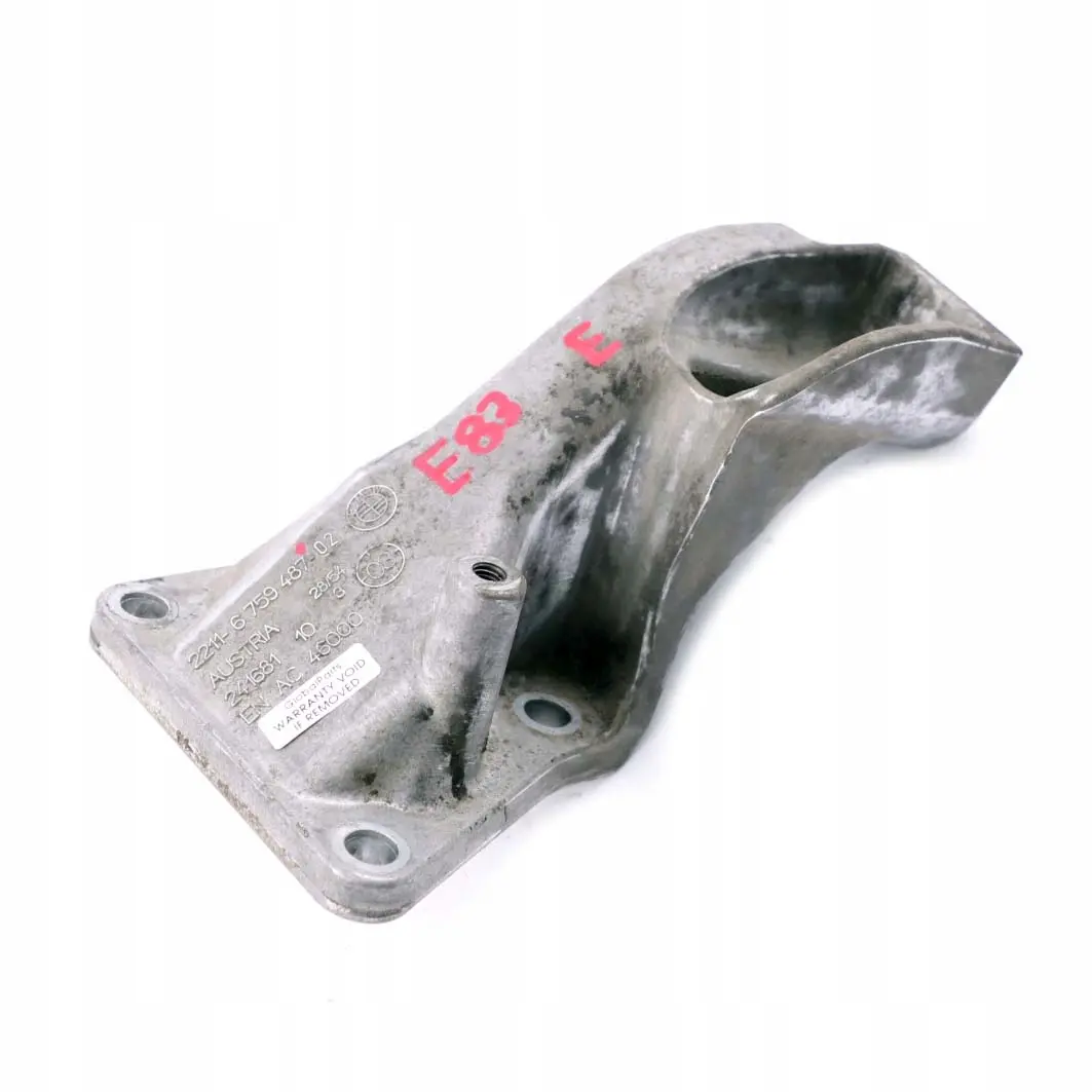 Supporting Bracket Left N/S Engine Mount Holder to BMW 3 Z4 Series E46 E85 with Part number 6765965 BMW 3 Z4 Series E46 E85 Supporting Bracket Left N/S Engine Mount Holder - SKU 6759487 - Part number 6765965